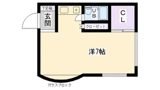 プチシャルマン浜脇【2階】の間取り