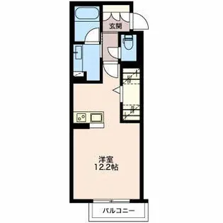 ボンヌ・シャンス参番館【2階】の間取り