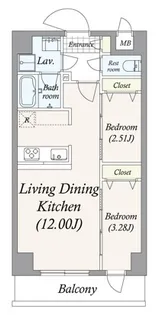 GRAN PASEO谷在家【4階】の間取り