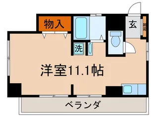 フラット大竹【4階】の間取り