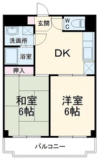 メゾンド・パーシモン【4階】の間取り