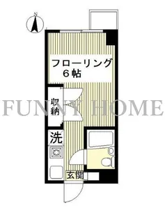 東京都目黒区中目黒1【マンション】の間取り
