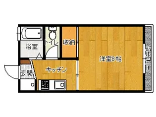 メゾン横田【1階】の間取り