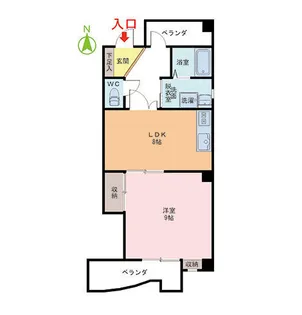 レイクランド春山【6階】の間取り