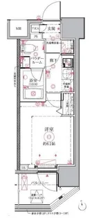 クレイシア川口【5階】の間取り