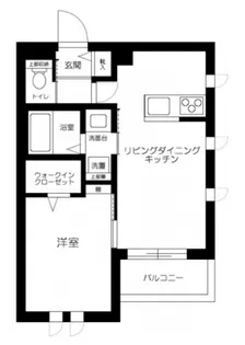 東京都世田谷区北沢3【マンション】の間取り