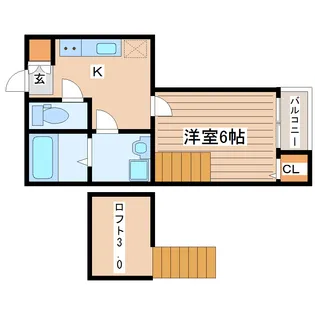 Frieden(フリーデン)【1階】の間取り