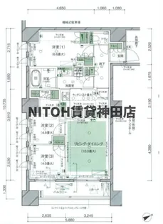 ブランズ日本橋茅場町【2階】の間取り