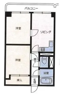 ライオンズマンション赤塚【7階】の間取り