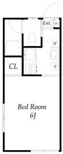 神奈川県横浜市保土ヶ谷区常盤台【アパート】の間取り