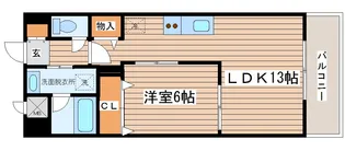 セレッソ泉中央【2階】の間取り