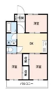 リエス成増【1階】の間取り