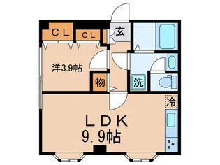 コムデ・ビュ-【2階】の間取り