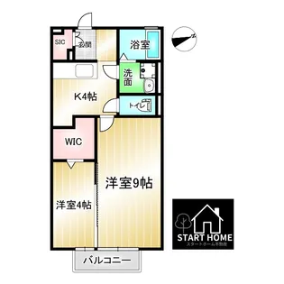 ディアコート弐番館【2階】の間取り