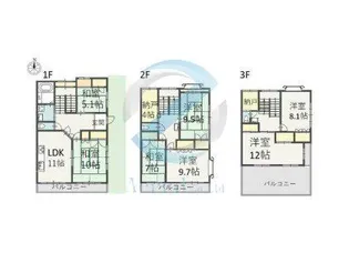 東京都江戸川区新堀1【一戸建】の間取り