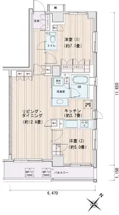 東京都江東区豊洲3【マンション】の間取り