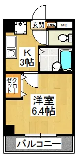 ミリアビタ 5【4階】の間取り