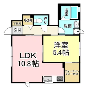 エスポアール B棟【1階】の間取り