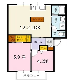 フレグランス正木【2階】の間取り