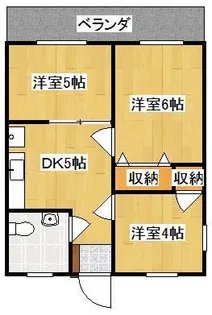 オーシャンパレス首里【5階】の間取り