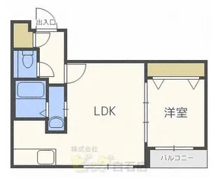 ecoa豊平1条(旧ラ・ディーヴァ)【5階】の間取り