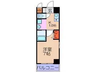 サキモトレジデンス福島【4階】の間取り