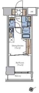 東京都大田区大森北1【マンション】の間取り
