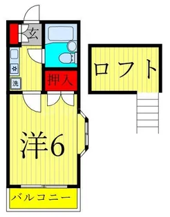 パレノーブル大谷田【2階】の間取り