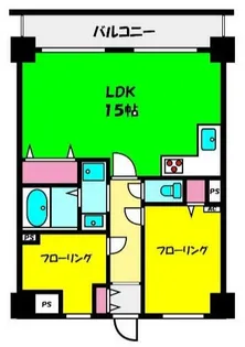 シャロン横浜大通り公園【6階】の間取り