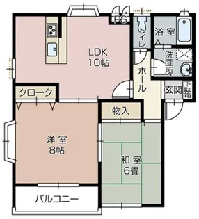 ナチュラルハイツ【1階】の間取り
