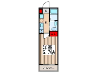 ラウレア川越【1階】の間取り