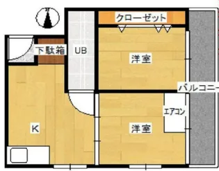 コスモ佐藤【4階】の間取り
