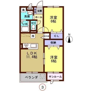 L&A240【2階】の間取り