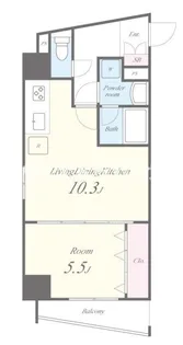 テ レジャンデール護国寺EAST【3階】の間取り
