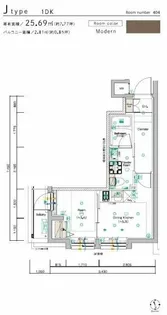 SYFORME KOMAGOME II【4階】の間取り