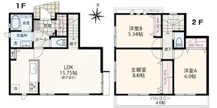 神奈川県川崎市麻生区万福寺5【一戸建】の間取り