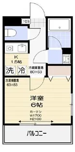 グラントゥルース西日暮里【6階】の間取り
