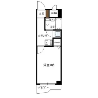 ライオンズマンション金沢犀川【3階】の間取り