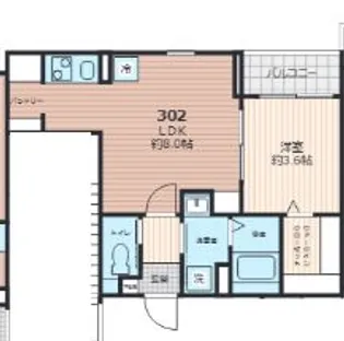 グランディール千葉新宿【3階】の間取り