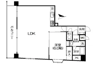 ライオンズマンション熱海の丘【5階】の間取り
