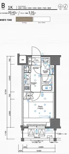 SYFORME YOKOHAMA-ODORIKOEN【4階】の間取り