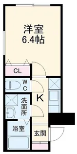 TRYM武蔵小杉【4階】の間取り