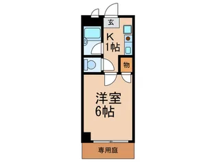 シャルマンフジ御影参番館【1階】の間取り