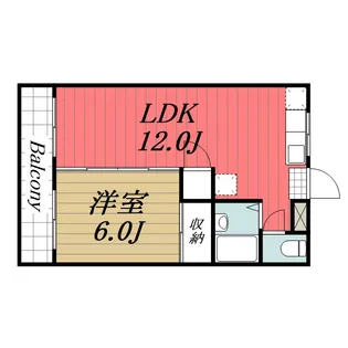 フジハイツ【1階】の間取り