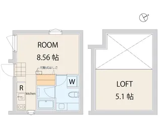 クアードロ三軒茶屋132【3階】の間取り