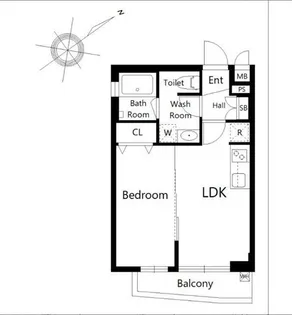 Reframe5 池尻大橋【2階】の間取り