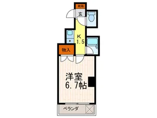 大平ハイツ【3階】の間取り