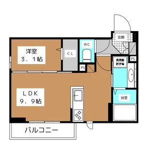 グランスクエア IV番館【3階】の間取り