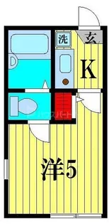 エスポワール平井弐番館【2階】の間取り