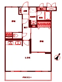 クリオ保土ヶ谷参番館【3階】の間取り